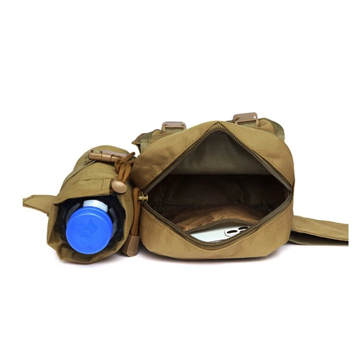 Olive Green Army Field Portable Tactical Waist Backpack Water Bottle Bag For Outdoor Camping