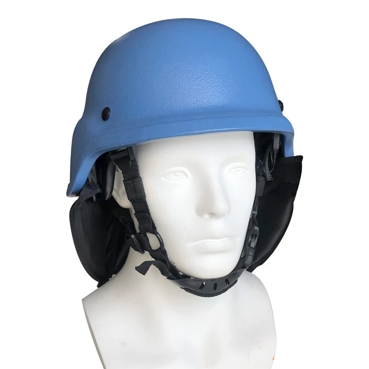 navy blue ballistic helmet