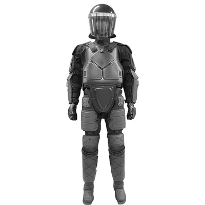 Traje antidisturbios de la policía